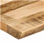 vidaXL Dessus de table bord vivant 100x40x3,8 cm bois de manguier brut, dessus de table en bois, dessus de table d'appoint, dess