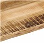 vidaXL Dessus de table bord vivant 100x40x3,8 cm bois de manguier brut, dessus de table en bois, dessus de table d'appoint, dess