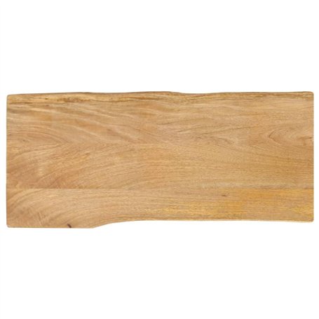 vidaXL Plateau de table en bois massif avec manche 100 x 40 x 2