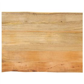 vidaXL Dessus de Table en Bois Massif de Manguier - 80x60x2