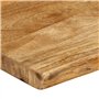 vidaXL Dessus de Table 100x40x3,8 cm Bord Vivant Bois Massif manguier, Dessus de Table en Bois, Dessus de Table d'appoint, Dessu