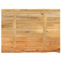 vidaXL Dessus de Table en Bois Massif de Manguier 70x60x3,8 cm à Bord Vivant - Table d'Appoint à Bord Vif