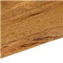 vidaXL Dessus de Table 80x60x2,5 cm Bord Vivant Bois Massif manguier