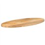 vidaXL Dessus de Table 90x40x2,5 cm Ovale Bois Massif de manguier