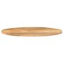 vidaXL Dessus de Table 90x40x2,5 cm Ovale Bois Massif de manguier