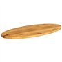 vidaXL Dessus de Table 100x40x2,5 cm Ovale Bois Massif de manguier