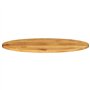 vidaXL Dessus de Table 100x40x2,5 cm Ovale Bois Massif de manguier