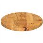 vidaXL Dessus de Table 100x40x2,5 cm Ovale Bois Massif de manguier