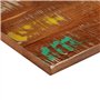 vidaXL Dessus de Table 60x60x1,5 cm carré Bois Massif de récupération, Dessus de Table en Bois, Dessus de Table Basse, Dessus de