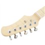 vidaXL Guitare Électrique pour Enfants et Sac, Instrument de Musique pour Débutants avec Ceinture, Guitare avec Housse, Marron e