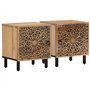 vidaXL Tables de Chevet 2 pcs