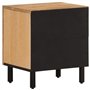 vidaXL Tables de Chevet 2 pcs, Armoires de Nuit avec Porte, Tables de Téléphone, Meubles de Rangement Chambre, Rétro, Bois de Ma