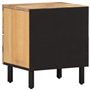 vidaXL Table de Chevet, Armoire de Nuit avec Tiroirs, Table de Téléphone, Meuble de Rangement Chambre Salon, Rétro, Bois de Mang