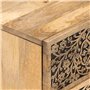 vidaXL Table de Chevet, Armoire de Nuit avec Tiroirs, Table de Téléphone, Meuble de Rangement Chambre Salon, Rétro, Bois de Mang