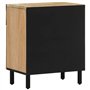 vidaXL Table de Chevet, Armoire de Nuit avec Tiroir et Portes, Table de Télévision, Meuble de Rangement Chambre, Rétro, Bois de 