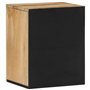 vidaXL Armoire de Salle de Bain Murale, Placard Suspendue avec Compartiment, Meuble Flottante de Rangement, Rétro, Bois Massif d
