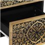 vidaXL Armoire Latérale, Buffet avec Tiroirs, Meuble de Rangement Salon Chambre à Coucher Salle à Manger, Rétro, Bois Massif de 