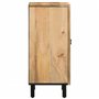 vidaXL Armoire Latérale, Buffet avec Porte, Meuble de Rangement Salon Chambre à Coucher Salle à Manger, Rétro, Bois Massif de Ma