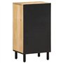 vidaXL Armoire Latérale, Buffet avec Porte, Meuble de Rangement Salon Chambre à Coucher Salle à Manger, Rétro, Bois Massif de Ma