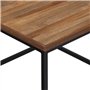 vidaXL Tables Basses Gigognes 2 pcs, Tables d'Appoint, Bouts de Canapé, Meubles de Salon Salle de Séjour, Moderne, Bois Massif d