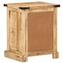 vidaXL Table de Chevet 40x35x50 cm Bois de manguier Massif, Armoire, Meubles de Chambre, Support téléphonique, Armoire d'appoint
