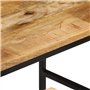vidaXL Tables Basses Gigognes 3pcs, Tables d'Appoint Empilables, Tables de Chevet, Bout de Canapé Salon, Bois de Manguier Massif