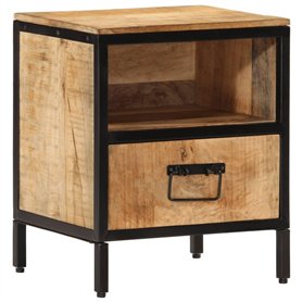 vidaXL Table de Chevet 40x35x50 cm Bois de manguier Massif