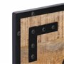 vidaXL Porte-manteaux 2 pcs 80x8x25 cm bois de manguier massif brut, portemanteau, porte-manteau en bois, portemanteau mural, po