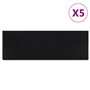 vidaXL Marches d'escalier 5 pcs 25x75 cm Caoutchouc