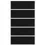 vidaXL Marches d'escalier 5 pcs 25x75 cm Caoutchouc