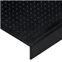 vidaXL Marches d'escalier 5 pcs 25x75 cm Caoutchouc