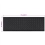 vidaXL Marches d'escalier 10 pcs 25x75 cm Caoutchouc