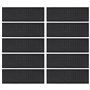 vidaXL Marches d'escalier 10 pcs 25x75 cm Caoutchouc