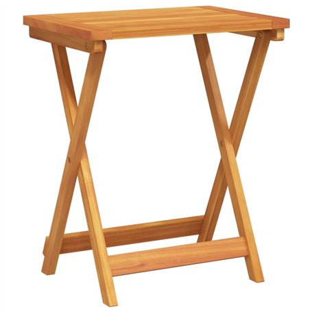 vidaXL Table Pliable de Jardin 50x36x60 cm Bois d'acacia Solide