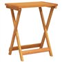 vidaXL Table Pliable de Jardin 50x36x60 cm Bois d'acacia Solide