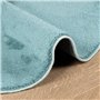 vidaXL Tapis à Poils Courts, Tapis Moelleux de Sol, Décoration Intérieure Salon Chambre à Coucher Bureau Couloir, Moderne, Vert 