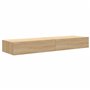 vidaXL Meubles TV avec éclairage LED 2 pcs chêne Sonoma 60x35x15