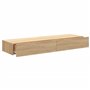 vidaXL Meubles TV avec éclairage LED 2 pcs chêne Sonoma 60x35x15,5 cm, Armoire avec lumières LED, Support TV, Armoire Murale, Me