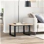 Pieds de Table d'Extrémité Salon Maison Intérieur