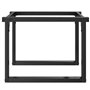 vidaXL Pieds de Table Basse Cadre en O, Pieds de Table d'Appoint, Pieds de Table d'Extrémité Salon Maison Intérieur, 50x40x38 cm