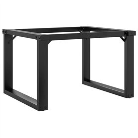 vidaXL Pieds de Table Basse Cadre en O