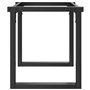 vidaXL Pieds de Table Basse Cadre en O, Pieds de Table d'Appoint, Pieds de Table d'Extrémité Salon Maison Intérieur, 70x30x43 cm