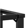 vidaXL Pieds de Table Basse Cadre en O, Pieds de Table d'Appoint, Pieds de Table d'Extrémité Salon Maison Intérieur, 70x30x43 cm