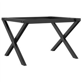 vidaXL Pieds de Table Basse Cadre en X