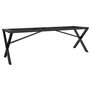vidaXL Pieds de Table Basse Cadre en X