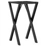 vidaXL Pieds de Table à Manger Cadre en X