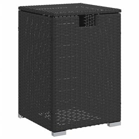 vidaXL Table de Couverture de Bouteille de Propane Noir 40x40x60 cm