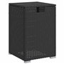 vidaXL Table de Couverture de Bouteille de Propane Noir 40x40x60 cm