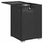 vidaXL Table de Couverture de Bouteille de Propane Noir 40x40x60 cm