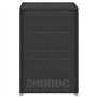 vidaXL Table de Couverture de Bouteille de Propane Noir 40x40x60 cm